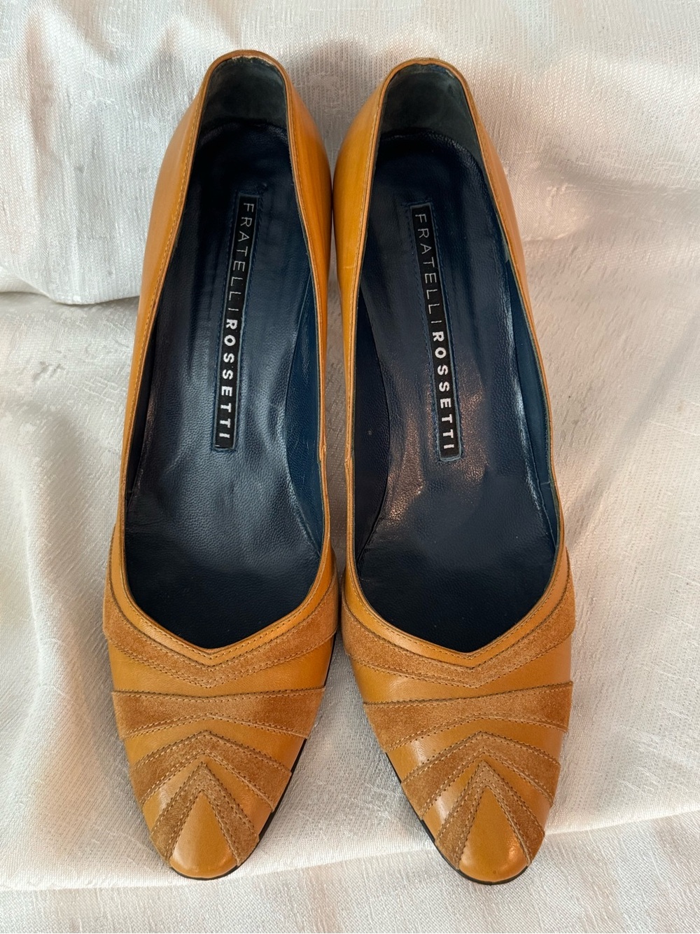 Fratelli Rossetti - Vintage Leather heals camel color